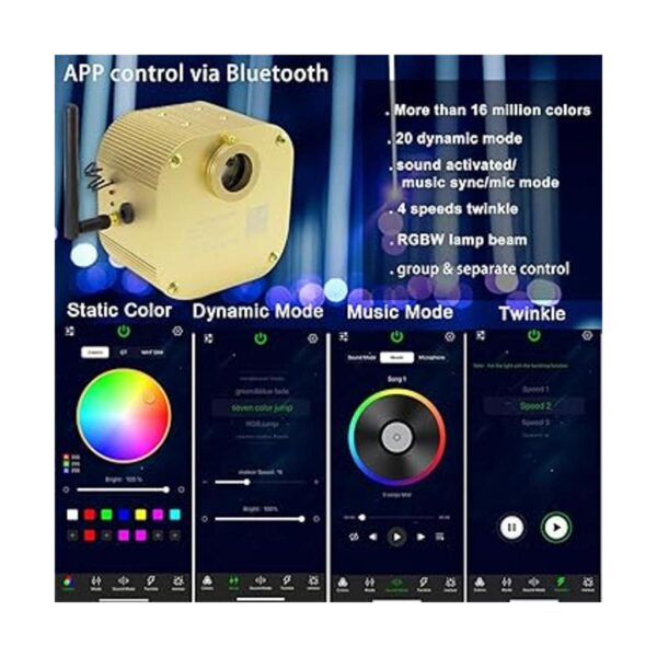 Luces Azimom Bluetooth con control de 16 vatios_2
