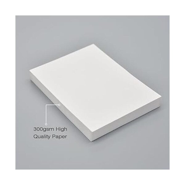 AZAZA 50 tarjetas blancas en blanco Tarjetas_6