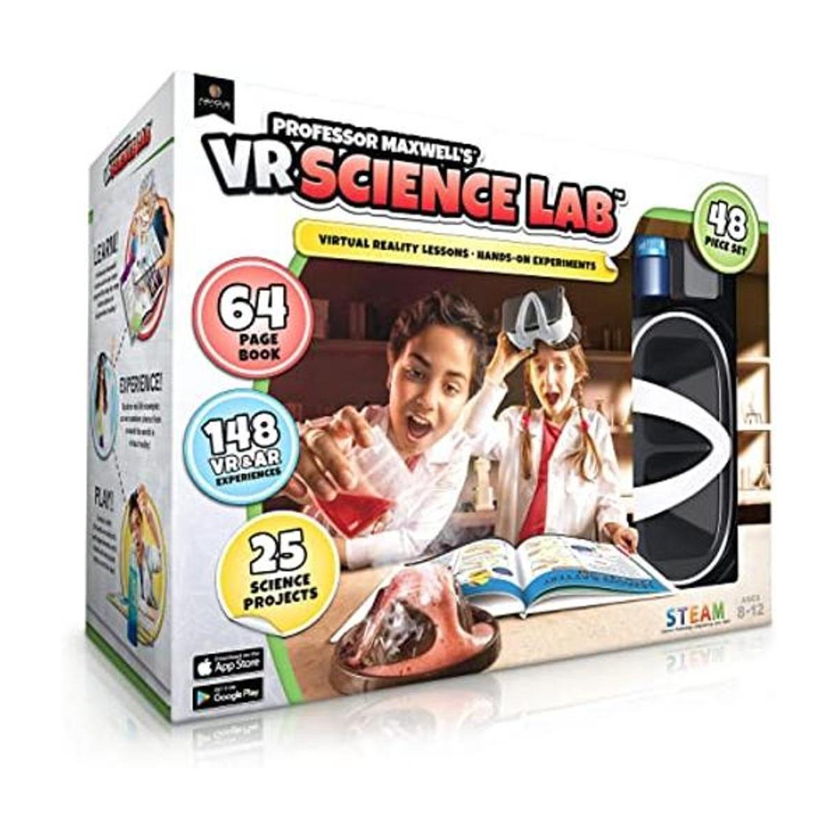 Profesor Maxwell VR Laboratorio de ciencias de realidad