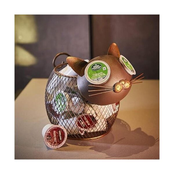 Aayla Diseño de gato novedoso para soporte de cápsulas de_2