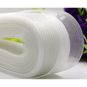 Abbaoww Trenza de crin rígida de 50 yardas de 12 pulgada