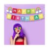 Banner de feliz cumpleaños arcoíris pancarta de_4
