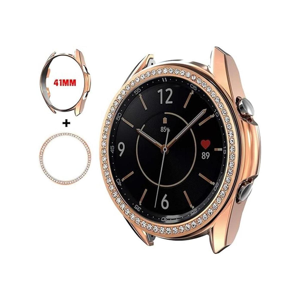 Abanen Carcasa con bisel para Galaxy Watch 3 de 1.614 in