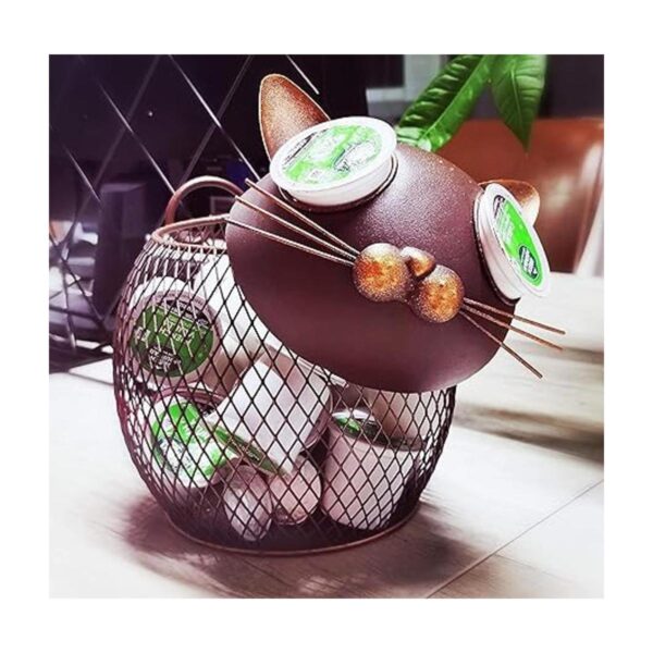 Aayla Diseño de gato novedoso para soporte de cápsulas de_4