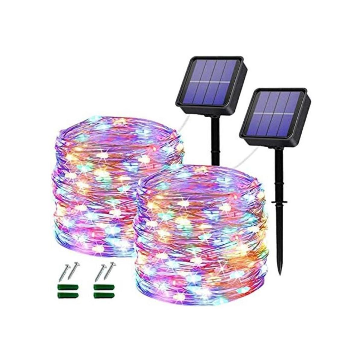 Luces solares de hadas impermeables para exteriores