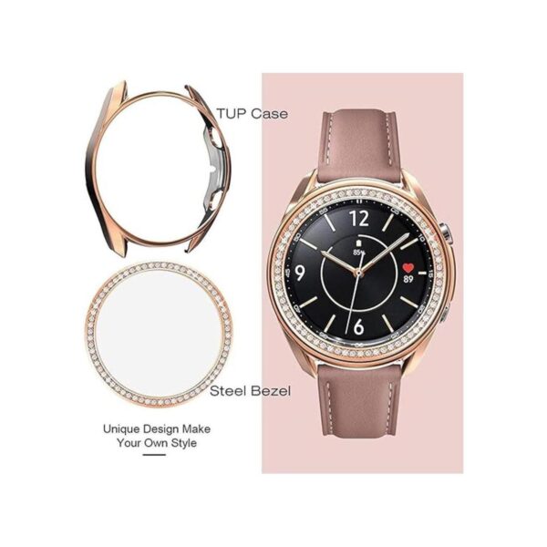 Abanen Carcasa con bisel para Galaxy Watch 3 de 1.614 in_2