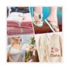 Abbaoww 55 Yards High Density Natural Cotton Twill Tape