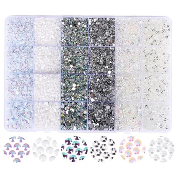 Diamantes de imitación de parte trasera plana 21000_6