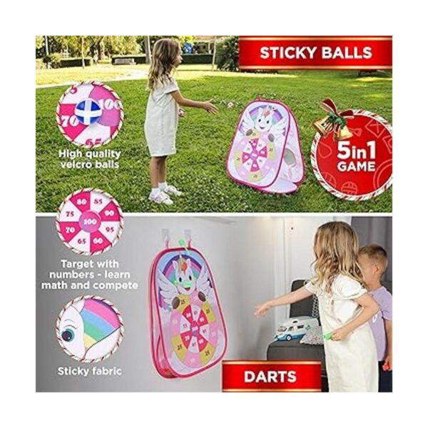 Chuchik Juego de lanzamiento de puf para niños 5 en 1_4