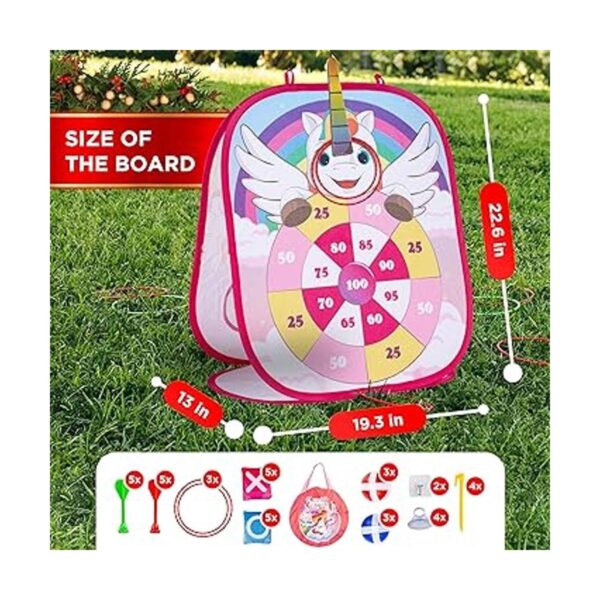 Chuchik Juego de lanzamiento de puf para niños 5 en 1_2
