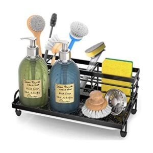CISILY Sponge Holder Kitchen Sink Caddy Organizer