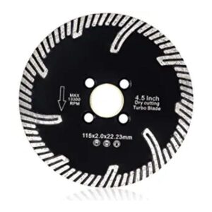 Diamond Turbo Hoja de corte para granito y mármol 45