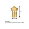 30PCS 0.016 in 3D impresora extrusora boquillas para E3DV5_2