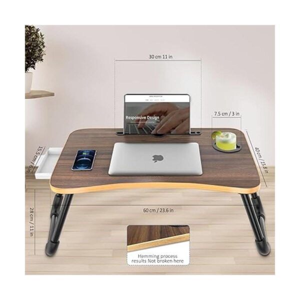 Zapuno Mesa de cama plegable para laptop mesa de cama
