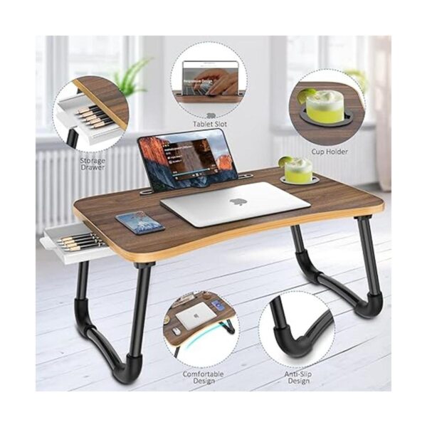 Zapuno Mesa de cama plegable para laptop mesa de cama