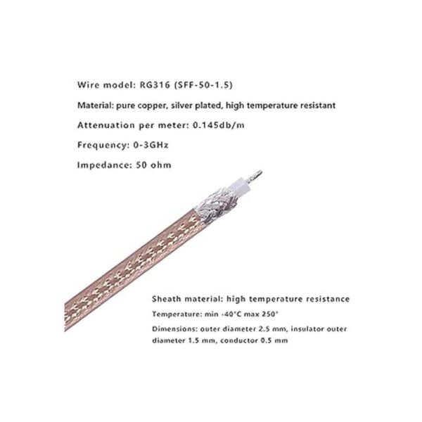 XMSJSIY BNC macho a Dupont hembra cables de prueba de_2