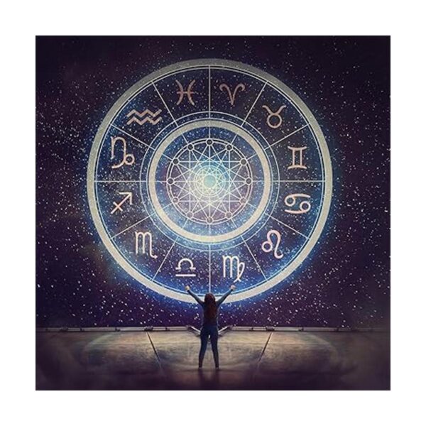 Yinkin 36 piezas doce signo del zodiaco colgantes de