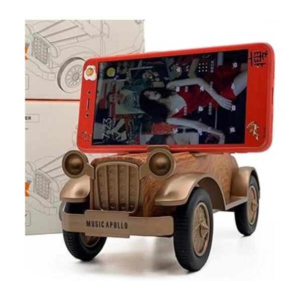 Tipmant Altavoz clásico con Bluetooth diseño retro_3