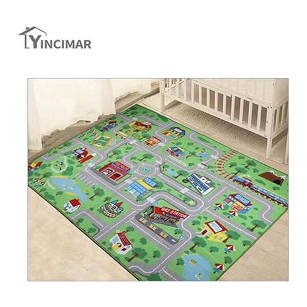 Yincimar Alfombra de juegos para niños 6.6 x 5.0 pies