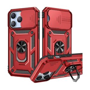 Goton Armor Funda para iPhone 13 Pro con funda de cámara_1