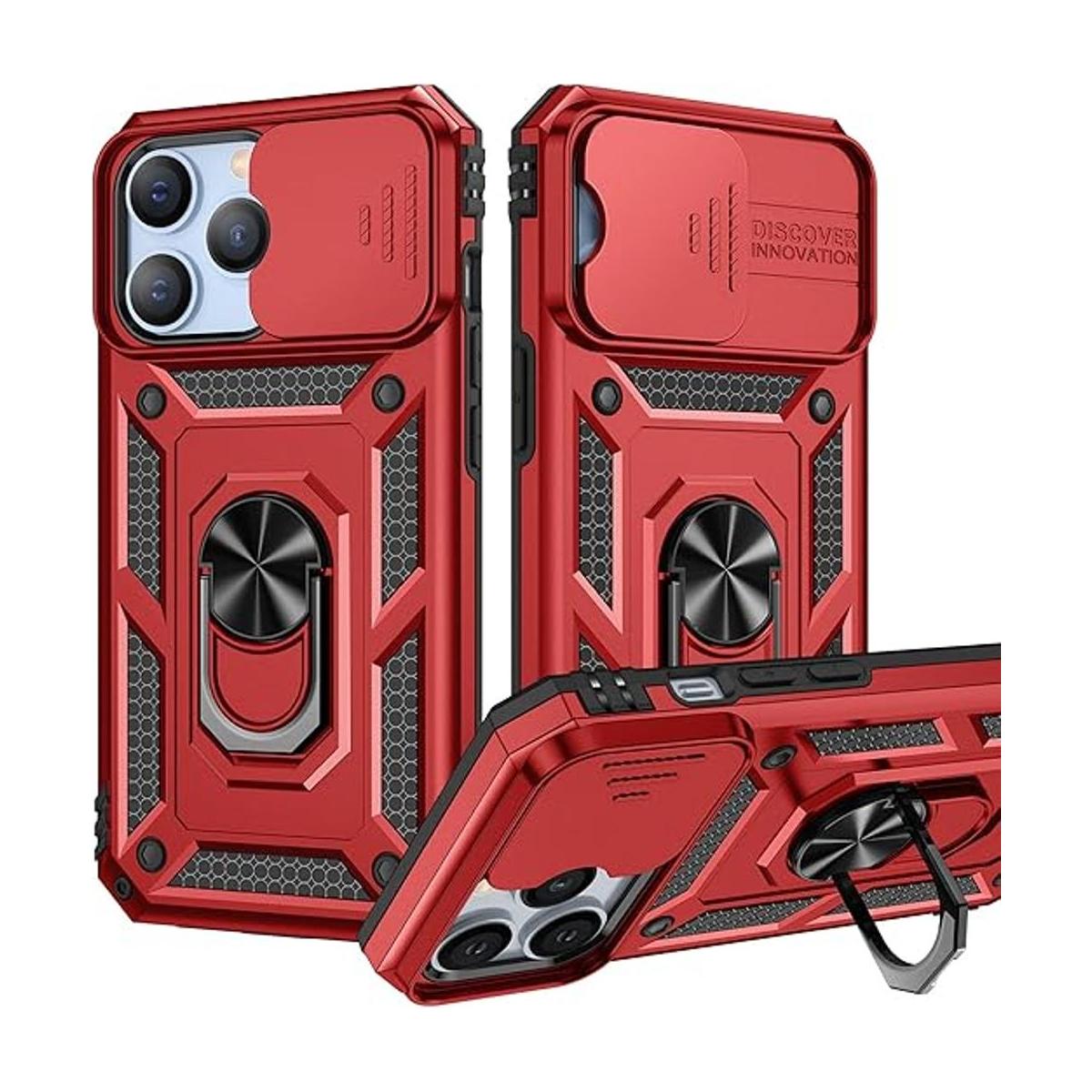 Goton Armor Funda para iPhone 13 Pro con funda de cámara