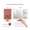 WEILY Espejo de maquillaje iluminado con 21 luces LED_5