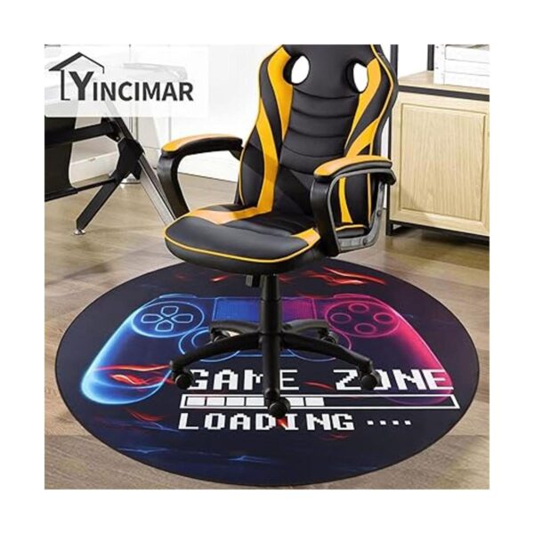 Yincimar Tapete para silla de juegos para suelo de madera