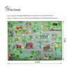 Yincimar Alfombra de juegos para niños 6.6 x 5.0 pies