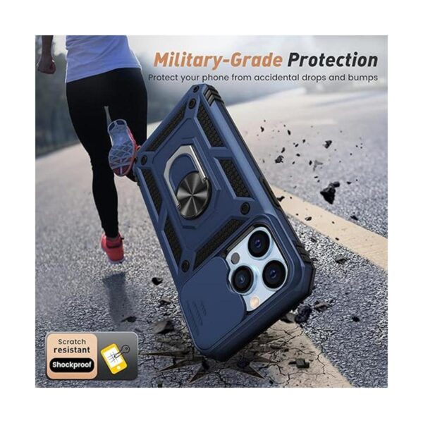 Goton Armor Funda para iPhone 13 Pro con cubierta de_3