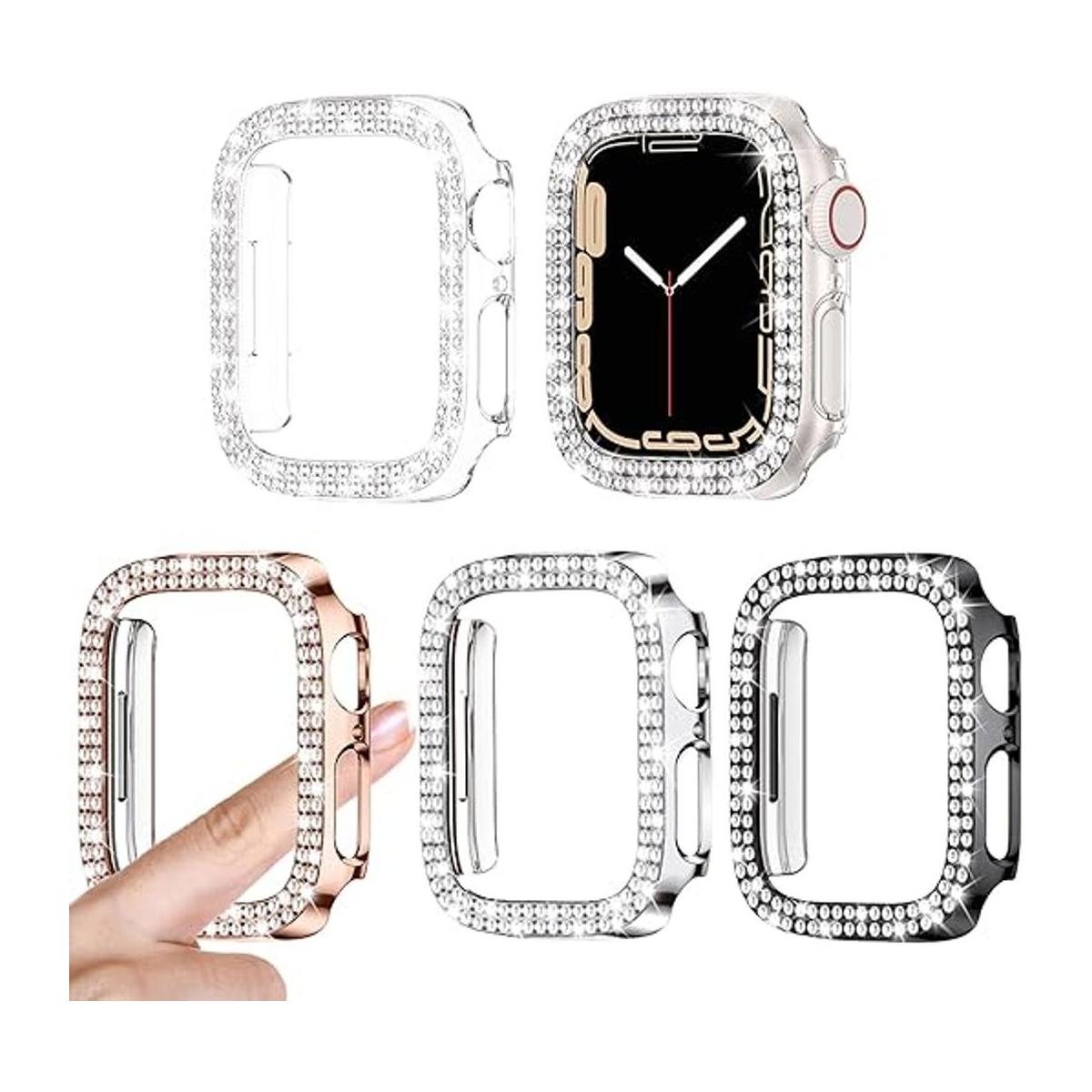 Paquete de 4 fundas Goton para Apple Watch Series 7 y 8 de