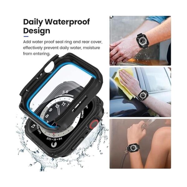 Goton Funda resistente 2 en 1 impermeable para Apple Watch_4