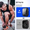Goton Funda impermeable compatible con Apple Watch de 1.73_3