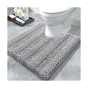 Yimobra Alfombra de baño de inodoro en forma de U_1