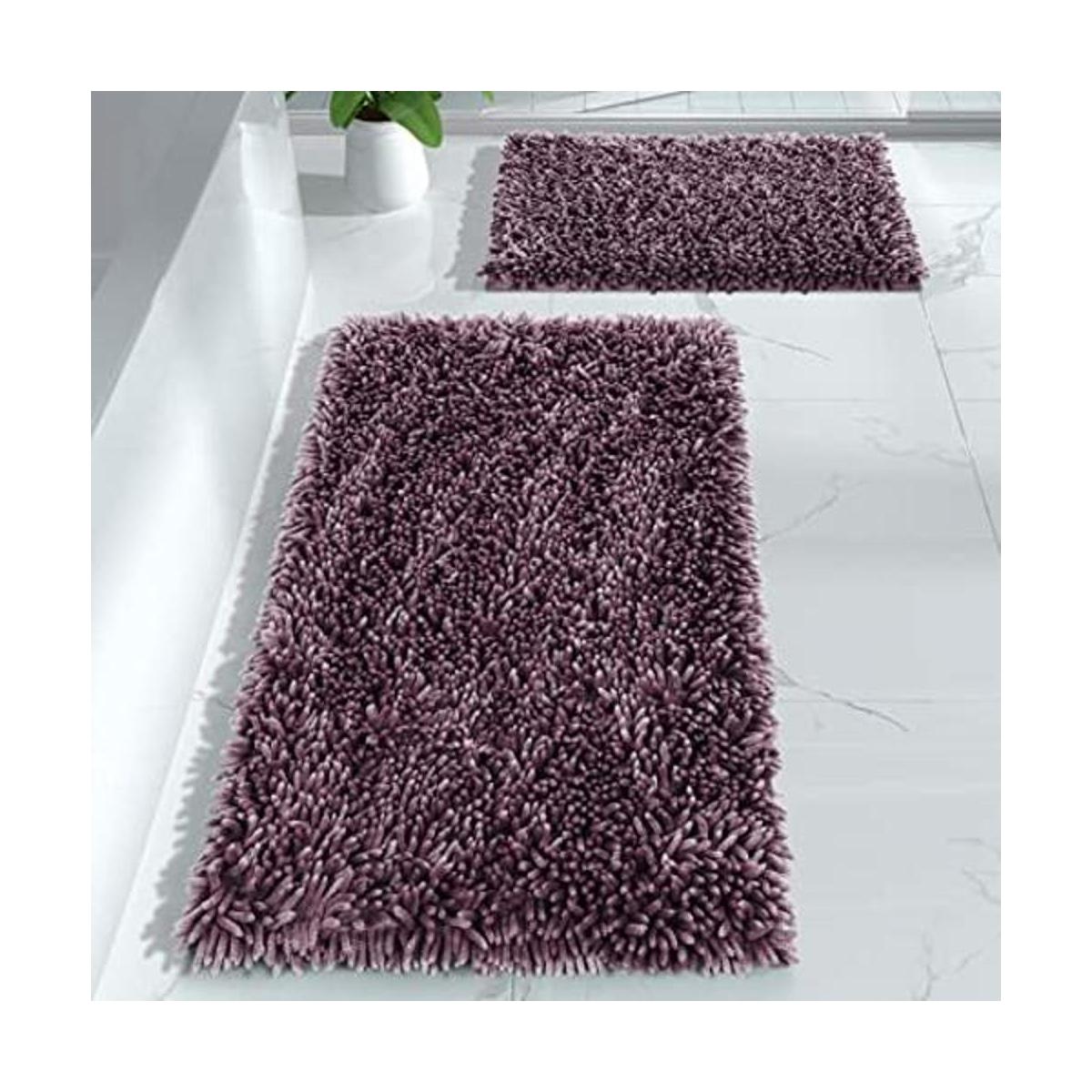 Yimobra Juego de alfombras de baño de 2 piezas alfombras
