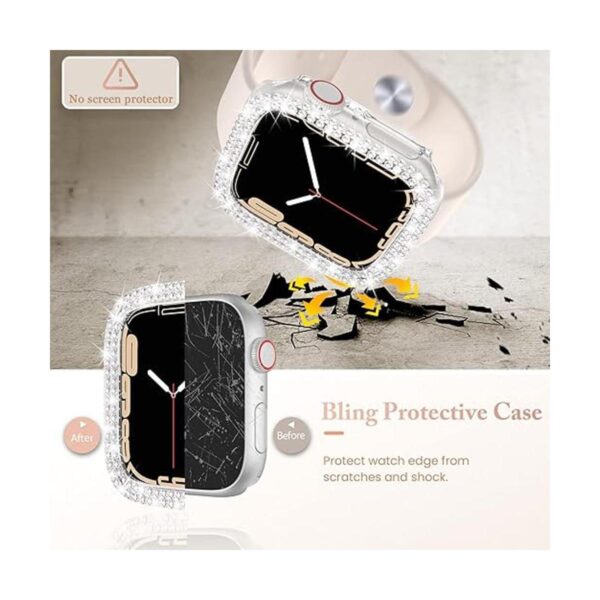 Paquete de 4 fundas Goton para Apple Watch Series 7 y 8 de_4