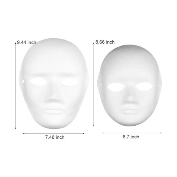Paquete de 12 máscaras de cara completa para manualidades_2