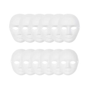 Paquete de 12 máscaras de cara completa para manualidades_1