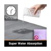 Yimobra Memory Foam Bath Mat Set 2 Piece Soft Bathroom_3