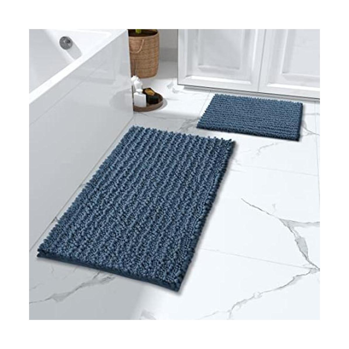 Yimobra Juego de alfombras de baño grandes de 2 piezas