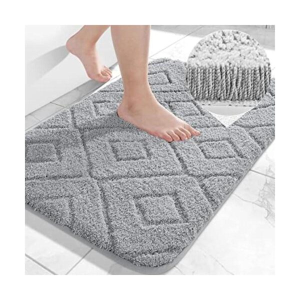 Yimobra Alfombras de baño lanudas 31.5 x 19.8 pulgadas_1