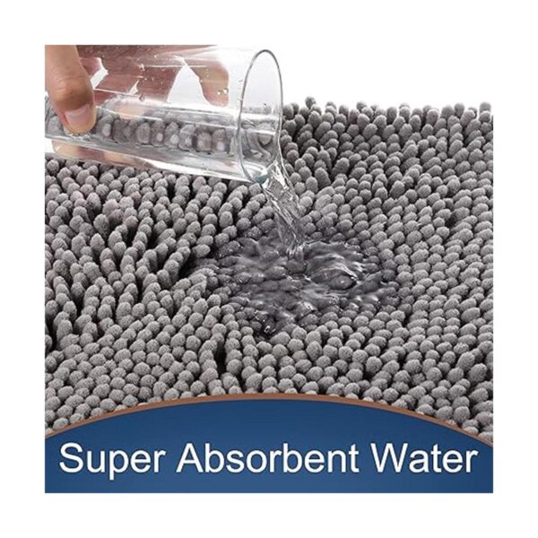 Yimobra Chenille Bathroom Rug Extra Soft Shaggy Bath_3