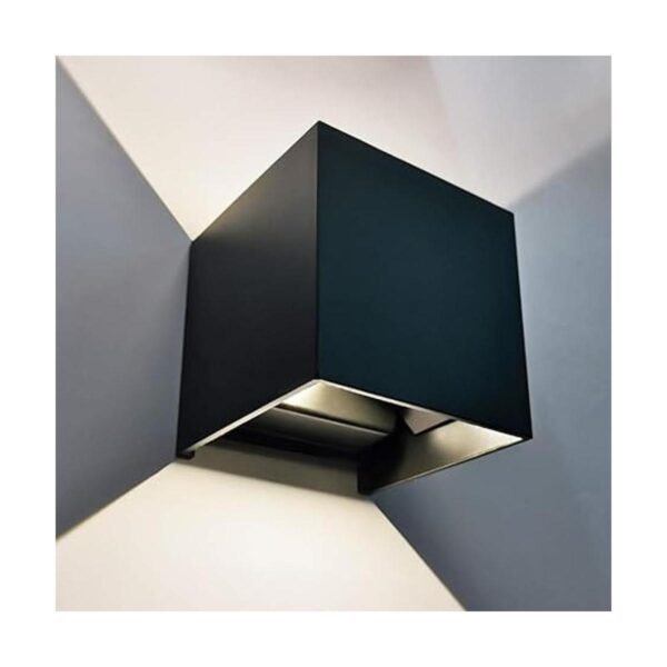 CHIKKOK Lámpara de pared LED tipo cubo apliques de pared_2