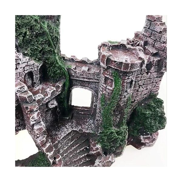 Yimaa Adornos grandes para acuario de peceras castillo