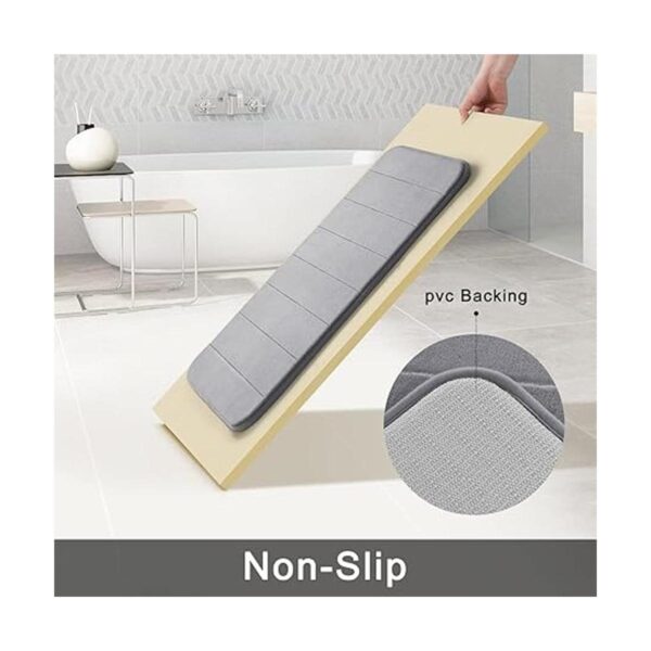 Yimobra Memory Foam Bath Mat Set 2 Piece Soft Bathroom_4