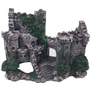 Yimaa Adornos grandes para acuario de peceras castillo