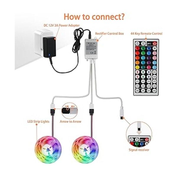 Yiliaw Control remoto IR de 44 teclas inalámbrico caja de_2