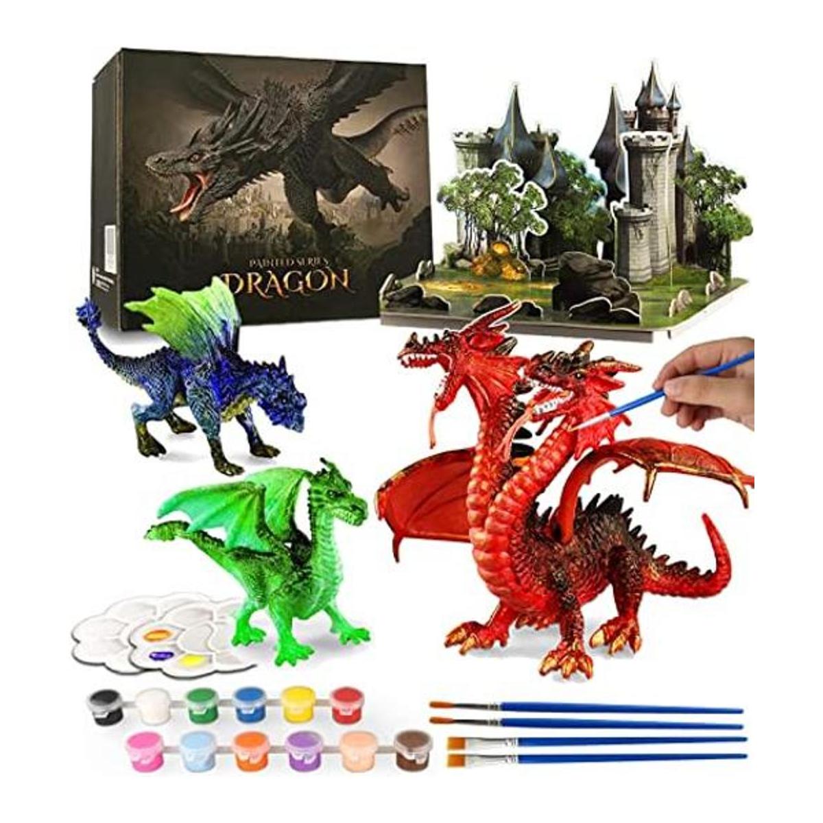 Paint Your Own Dragons Kit de pintura de dragones