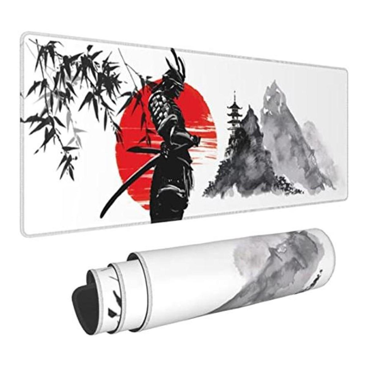 Alfombrilla de ratón japonesa con diseño de Samurai