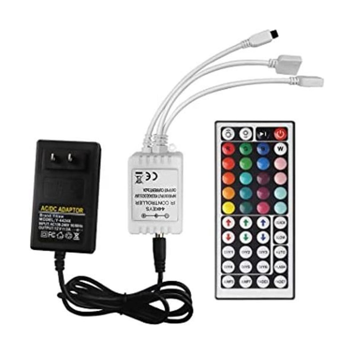 Yiliaw Control remoto IR de 44 teclas inalámbrico caja de