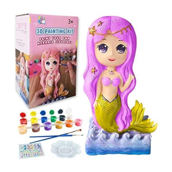 Yileqi Kit de pintura de sirena juguetes de sirena_1